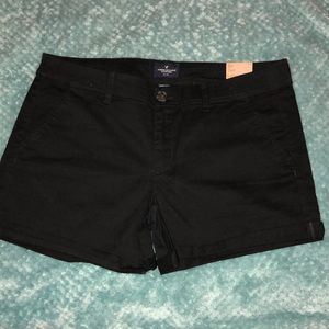 NWT AE shorts, size 14, black